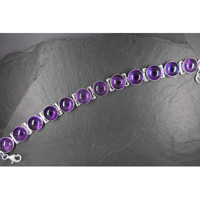 Amethyst Armband Cabochons